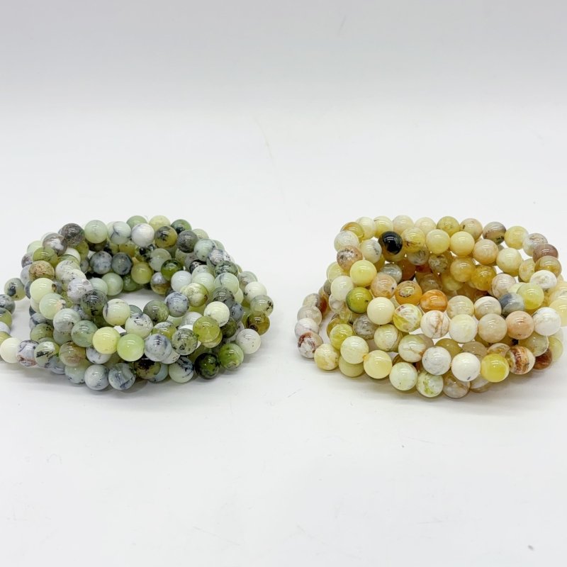 2 Types Bracelet Green Yellow Opal Bracelet Wholesale -Wholesale Crystals