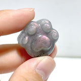 2 Types Cat Paw Labradorite Trolleite Stone Carving Wholesale - Wholesale Crystals