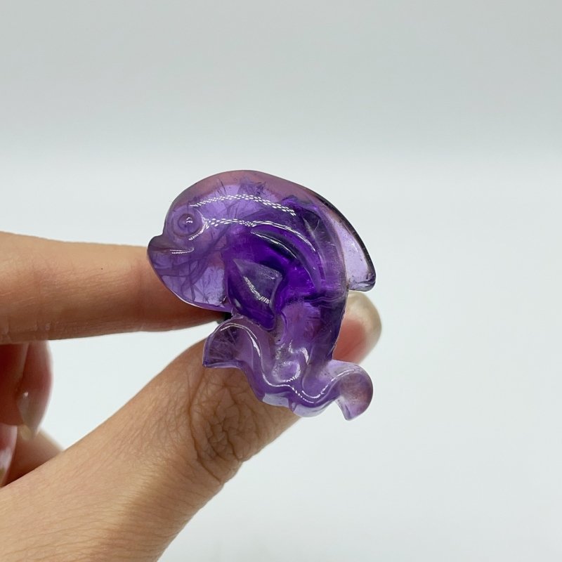 2 Types Dolphin & Mermaid On The Moon Amethyst Car Air Vent Clips Wholesale -Wholesale Crystals