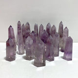 20 Pieces God's Fingerprint Amethyst Light Purple Tower Point - Wholesale Crystals