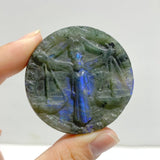 20 Pieces Labradorite Constellation Carving Clearance - Wholesale Crystals