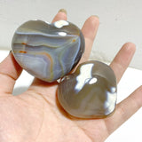 21 Pieces Black Orca Agate Heart 4 -Wholesale Crystals