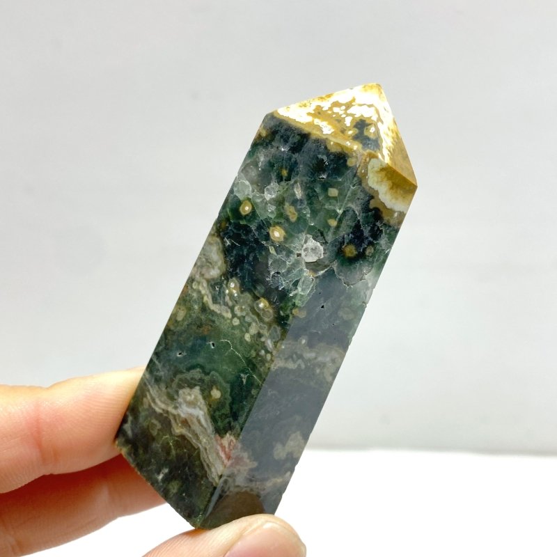 22 Pieces 8th Vein Ocean Jasper Tower