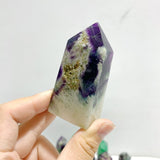 22 Pieces Feather Fluorite Four-sided Points -Wholesale Crystals