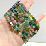 22 Types Flower Shape Bracelets Wholesale Green Aventurine Amazonite Moss Agate -Wholesale Crystals