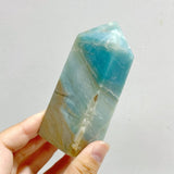 23 Pieces Caribbean Calcite Four-Sided Points -Wholesale Crystals