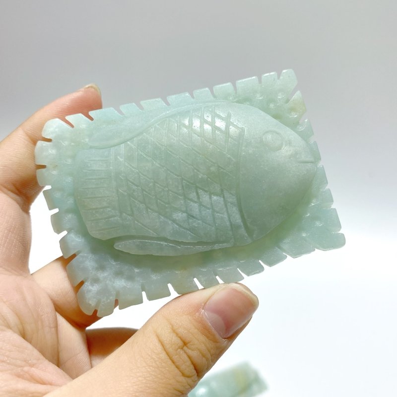 23 Pieces Caribbean Calcite Sea Animals Carving - Wholesale Crystals