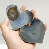 24 Pieces Geode Druzy Agate Heart -Wholesale Crystals