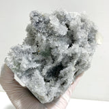 3 Pieces Large Black Clear Quartz Cluster Mixed Calcite Specimen