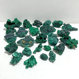 25 Pieces Beautiful High Quality Raw Malachite Specimen -Wholesale Crystals