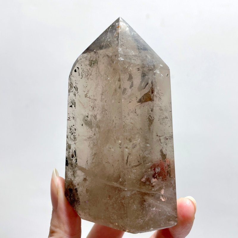 26 Pieces Fat Smoky Quartz Points 2.3 - 4.2in - Wholesale Crystals