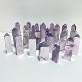 26 Pieces Purple Lepidolite Tower Points - Wholesale Crystals
