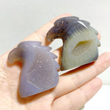 27 Pieces Geode Druzy Agate Eagle Carving -Wholesale Crystals