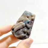 27 Pieces Natural Trolleite Stone Mermaid Carving Closeout - Wholesale Crystals