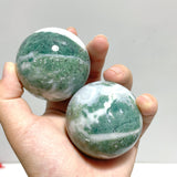 13 Pieces Beautiful Moss Agate Spheres