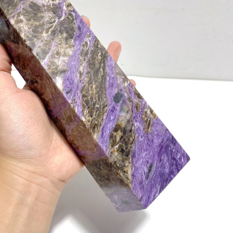 29CM Charoite Tower Point For Collection - Wholesale Crystals