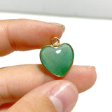 11 Types Crystal Heart Shape Pendants Wholesale Rose Quartz Chevron Amethyst Tiger Eye