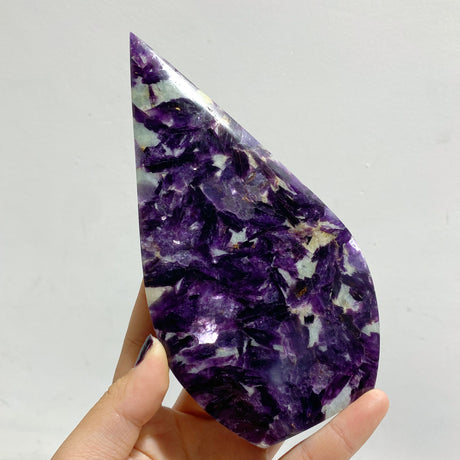 9 Pieces Spark Lepidolite Arrow Head Shape