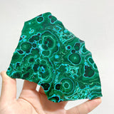 3 Pieces High Quality Beautiful Chrysocolla Mixed Malachite Slab Specimen #10