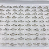 2Types Raw Stone Tibet Quartz Crystal Aquamarine Crystal Ring Wholesale -Wholesale Crystals