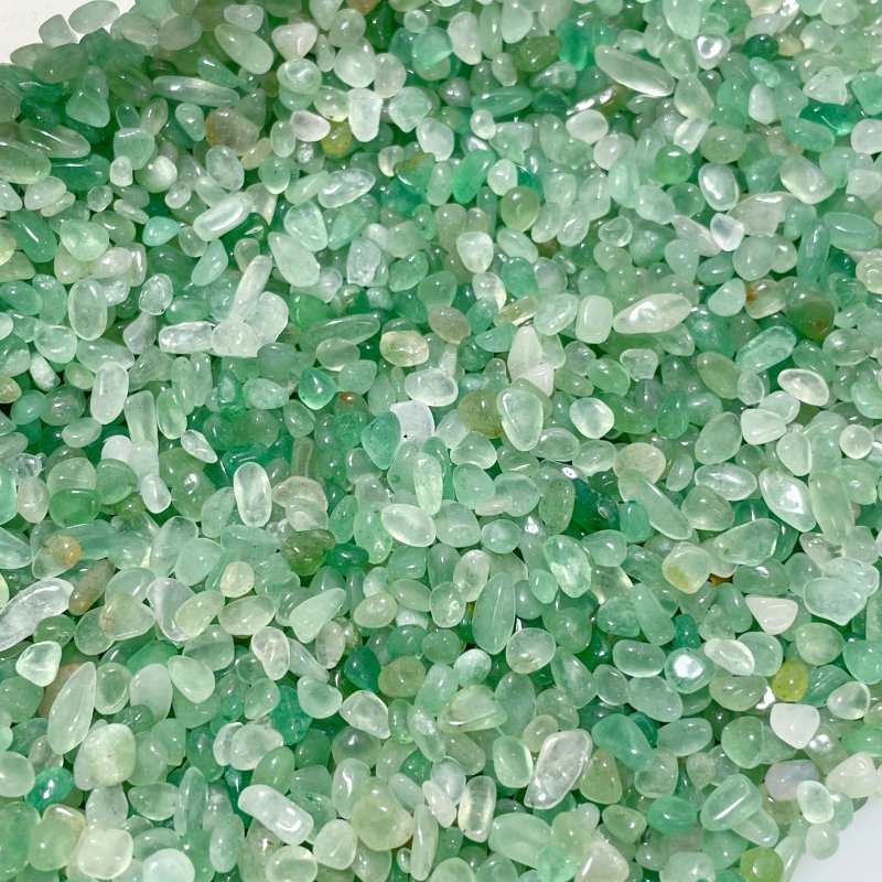 3 - 5mm Green Aventurine Chips Gravel Wholesale - Wholesale Crystals