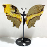 3 Pairs Septarian Butterfly Wing Carving With Stand 4 -Wholesale Crystals