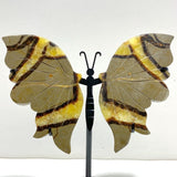 3 Pairs Septarian Butterfly Wing Carving With Stand 6 - Wholesale Crystals