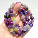 3 Pieces 10mm Colorful Spark Mica Mixed Color Bracelet - Wholesale Crystals