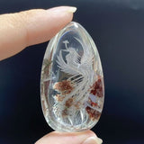 3 Pieces Beautiful Phoenix Garden Quartz Inner Scene Carving -Wholesale Crystals