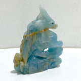 3 Pieces Blue Onyx Flying Dragon Castle Carving -Wholesale Crystals