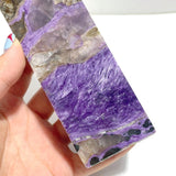 3 Pieces Charoite Four - sided Tower Point - Wholesale Crystals