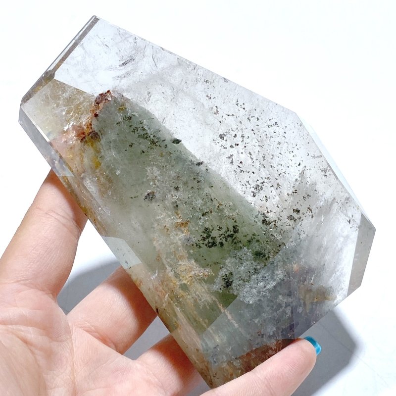 3 Pieces Garden Quartz Free Form With Stand - Wholesale Crystals