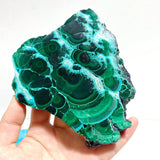 3 Pieces High Quality Beautiful Chrysocolla Mixed Malachite Slab Specimen 2 - Wholesale Crystals