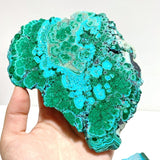 3 Pieces High Quality Beautiful Chrysocolla Mixed Malachite Slab Specimen 2 - Wholesale Crystals