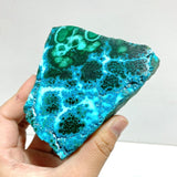 3 Pieces High Quality Chrysocolla Mixed Malachite Slab Specimen 7 - Wholesale Crystals