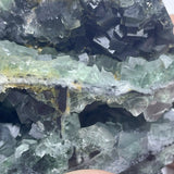 3 Pieces Large Cutting Fluorite Mineral Geode Cubes Specimen Tower - Wholesale Crystals