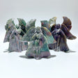 3 Pieces Large Ocean Jasper Seraphim Angel Carving - Wholesale Crystals