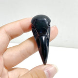 3 Types 5cm Crow Skull Carving Wholesale Garnet Black Obsidian -Wholesale Crystals
