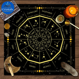 3 Zodiac Starry Sky Tarot Tablecloth - Wholesale Crystals