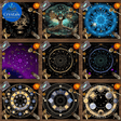 3 Zodiac Starry Sky Tarot Tablecloth - Wholesale Crystals