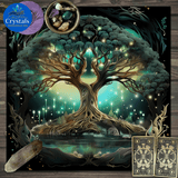 3 Zodiac Starry Sky Tarot Tablecloth - Wholesale Crystals