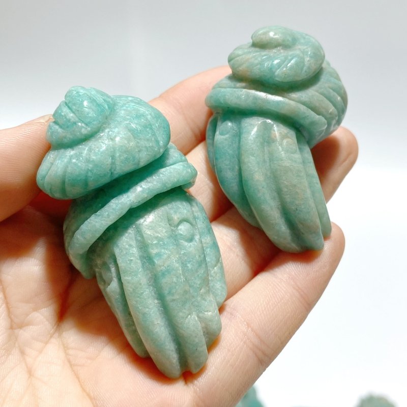 30 Pieces Amazonite Sea Animal Carving - Wholesale Crystals