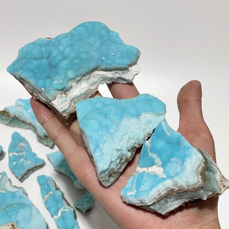 30 Pieces Beautiful Hemimorphite Raw Stone Specimen -Wholesale Crystals