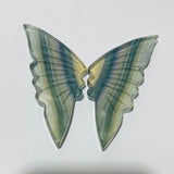 31 Pairs Rainbow Fluorite Butterfly Carving (A1BTF) - Wholesale Crystals