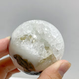 20 Pieces Geode Druzy Moss Agate Spheres