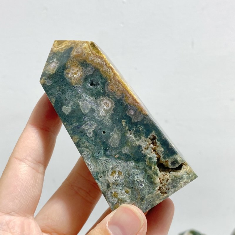 33 Pieces Ocean Jasper Four-sided Point 5 -Wholesale Crystals