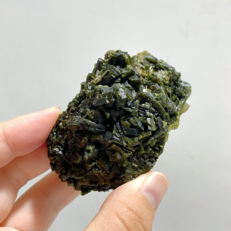34 Pieces Raw Epidote Stone Specimen For Collection -Wholesale Crystals
