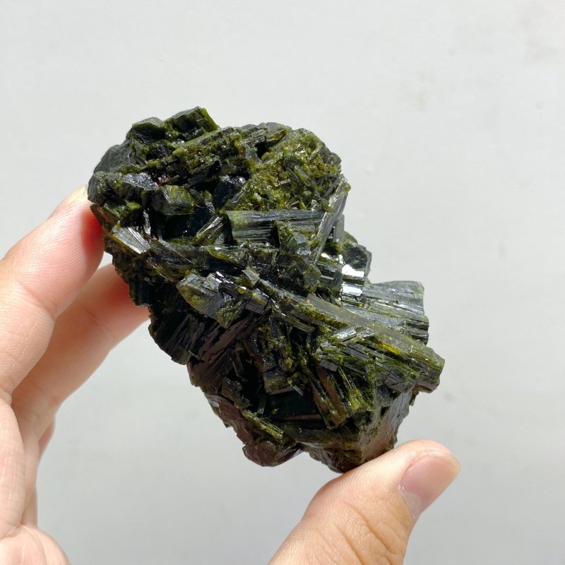 34 Pieces Raw Epidote Stone Specimen For Collection -Wholesale Crystals