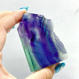 35 Pieces Rainbow Fluorite Raw Side Tower - Wholesale Crystals