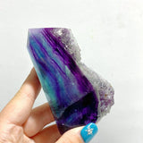 35 Pieces Rainbow Fluorite Raw Side Tower - Wholesale Crystals